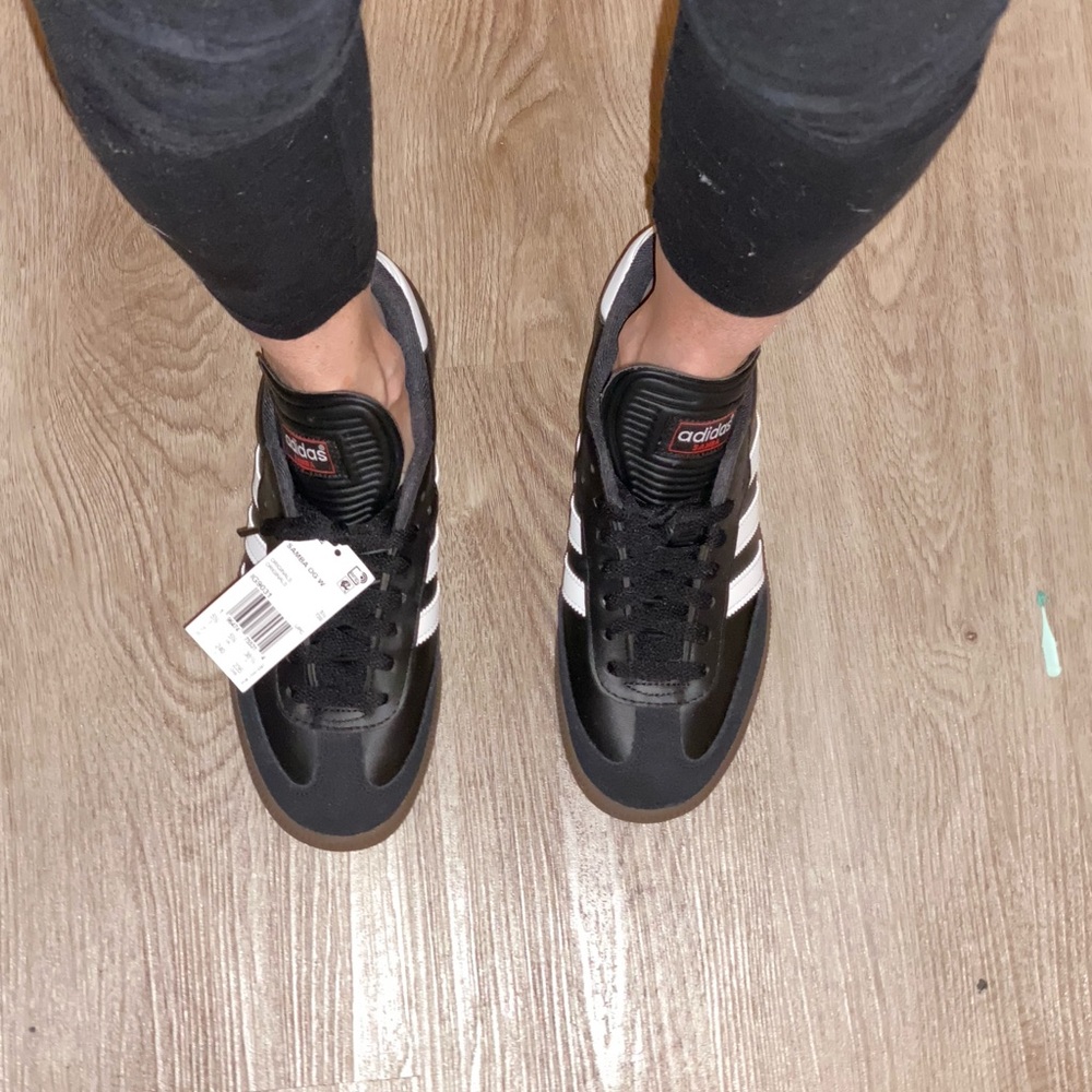 Adidas Black and Gray Sneakers